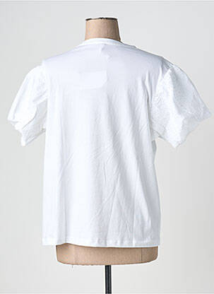 T-shirt coupe droite manches courtes blanc TIFFOSI femme