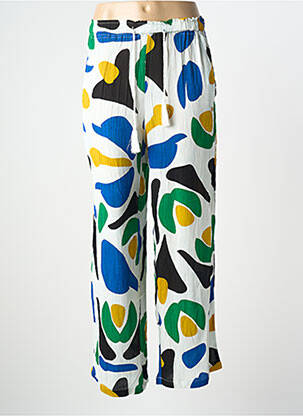 Pantalon large tissage crêpe bleu LES TROPEZIENNES PAR M.BELARBI femme