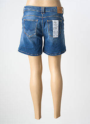 Short tissage denim bleu LE TEMPS DES CERISES femme