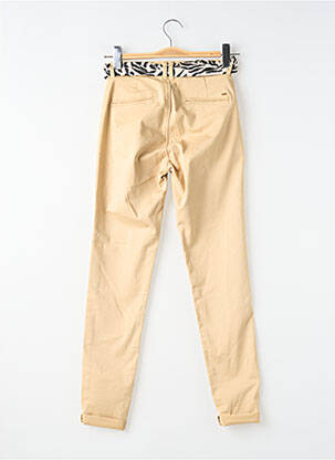 Pantalon slim poches beige LE TEMPS DES CERISES femme