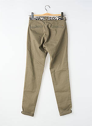 Pantalon slim poches vert LE TEMPS DES CERISES femme