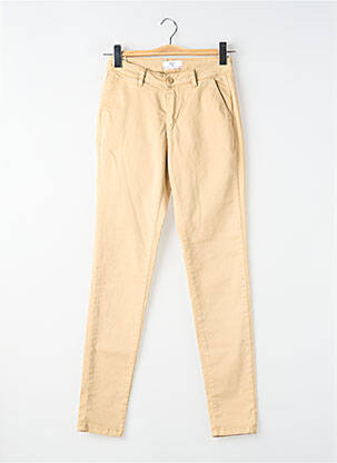 Pantalon slim poches beige LE TEMPS DES CERISES femme