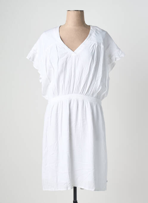 Robe mi-longue sans manche sans manche blanc LE TEMPS DES CERISES femme