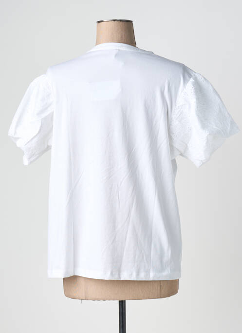 T-shirt coupe droite manches courtes blanc TIFFOSI femme