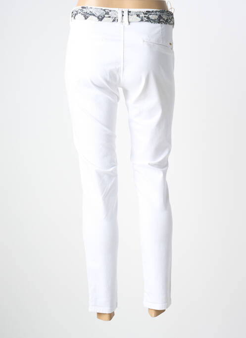 Pantalon slim poches blanc LE TEMPS DES CERISES femme