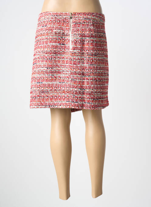Jupe courte coupe droite rouge JUS D'ORANGE femme