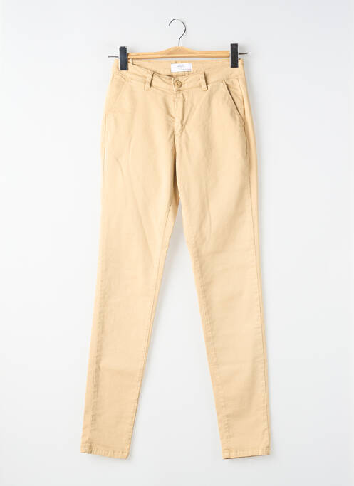 Pantalon slim poches beige LE TEMPS DES CERISES femme