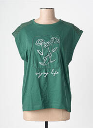 Top manches courtes manches courtes vert TIFFOSI femme