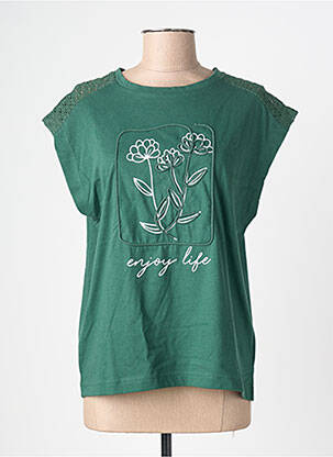 Top manches courtes manches courtes vert TIFFOSI femme