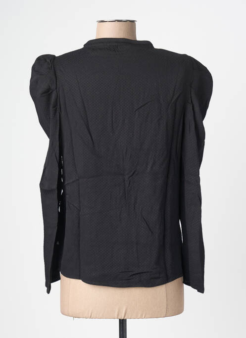 Blouse manches longues manches longues noir LE TEMPS DES CERISES femme