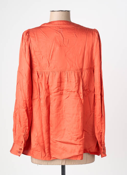 Blouse manches longues manches longues orange LE TEMPS DES CERISES femme