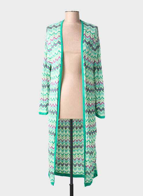 Gilet manches longues manches longues vert SURKANA femme