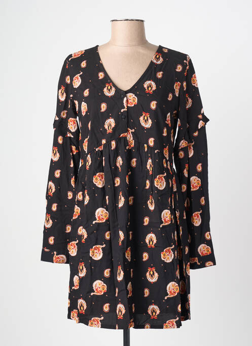 Robe courte manches longues manches longues noir LES TROPEZIENNES PAR M.BELARBI femme