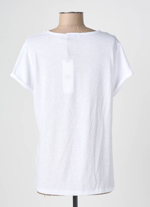 Top manches courtes manches courtes blanc LE TEMPS DES CERISES femme