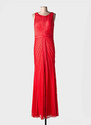 Robe longue sans manche sans manche rouge PROMULIAS femme