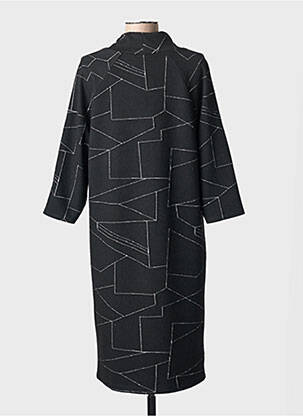 Robe mi-longue manches 3/4 manches 3/4 noir JOSEPH RIBKOFF femme