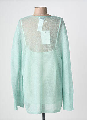 Pull coupe droite manches longues vert MARINA RINALDI femme
