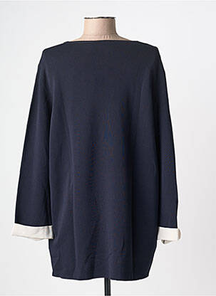 Pull coupe droite manches longues bleu VOYAGE BY MARINA RINALDI femme