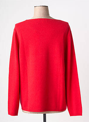 Pull resserrée sur le bas manches longues rouge MAUD & SACHA femme