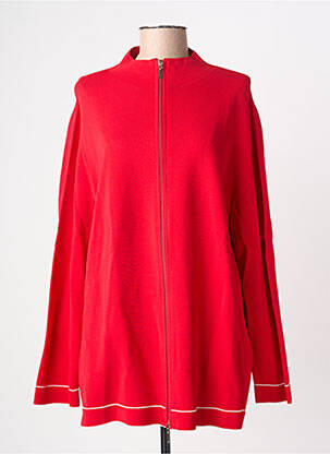 Gilet manches longues stretch rouge MARINA RINALDI femme
