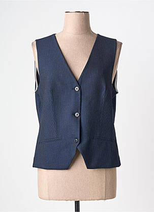 Gilet sans manche poches bleu FUEGO WOMAN femme