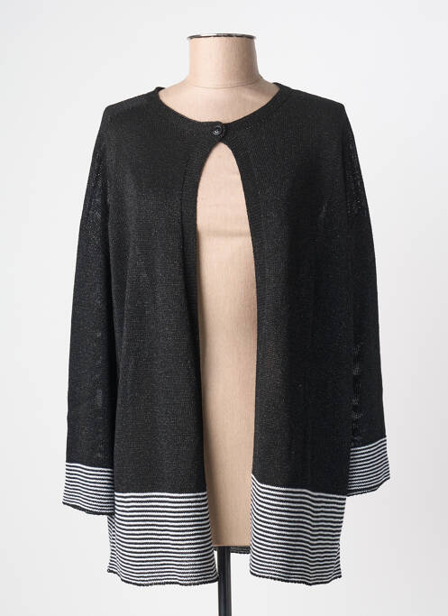 Gilet manches longues stretch noir VOYAGE BY MARINA RINALDI femme