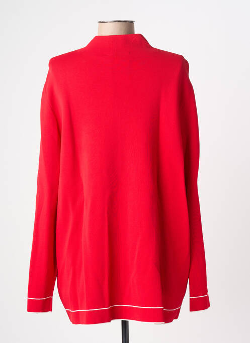 Gilet manches longues stretch rouge MARINA RINALDI femme