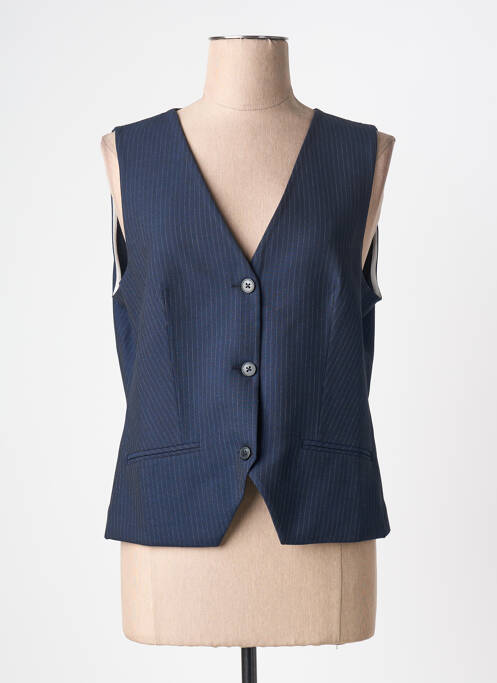 Gilet sans manche poches bleu FUEGO WOMAN femme