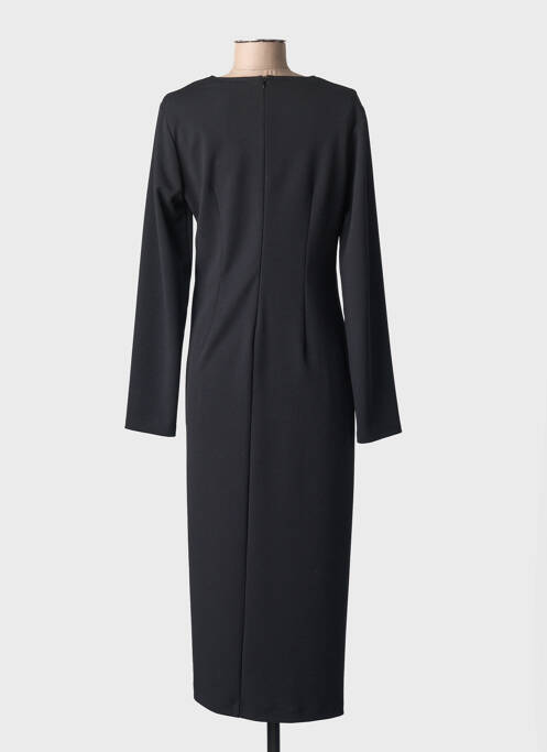 Robe longue manches longues manches longues noir JOSEPH RIBKOFF femme