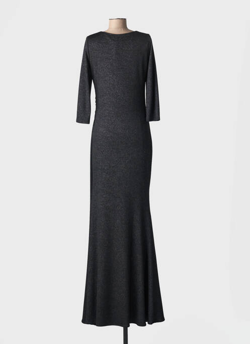 Robe longue manches longues manches longues noir WEILL femme