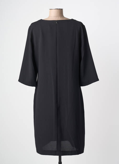 Robe mi-longue manches 3/4 manches 3/4 noir FUEGO1 femme