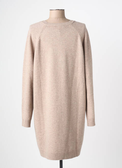 Robe pull tissage chiné manches longues beige GERARD DAREL femme