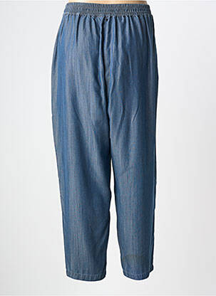 Pantalon large tissage popeline taille normale bleu MARINA RINALDI femme
