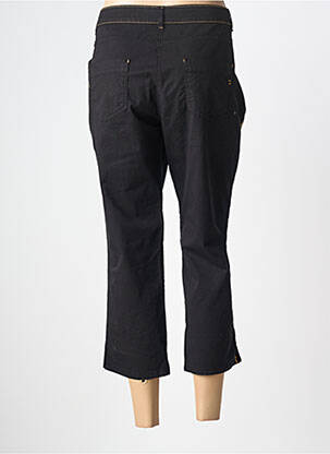 Pantacourt stretch taille normale noir FUEGO WOMAN femme