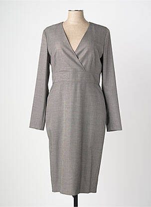 Robe mi-longue manches longues manches longues noir MAX MARA femme