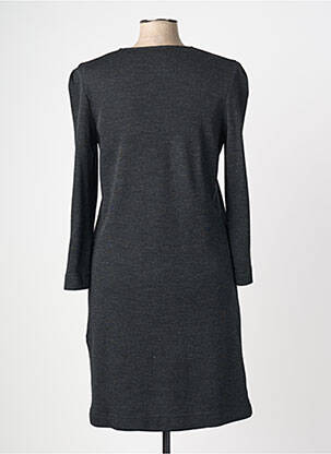 Robe mi-longue manches longues manches longues gris WEILL femme