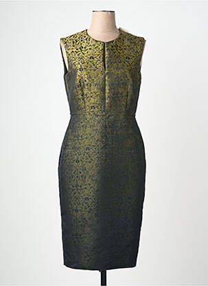Robe mi-longue sans manche sans manche vert MAX MARA femme