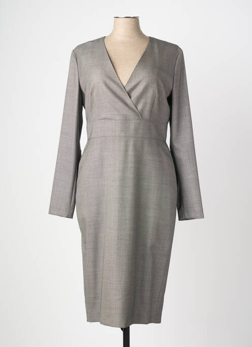 Robe mi-longue manches longues manches longues noir MAX MARA femme