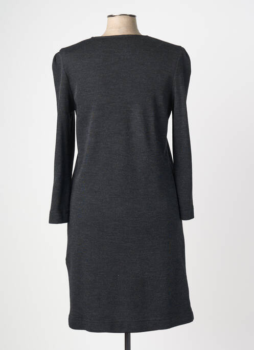Robe mi-longue manches longues manches longues gris WEILL femme