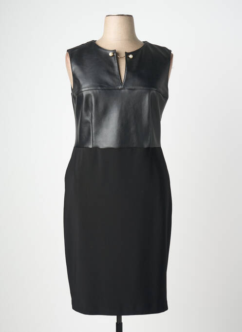 Robe mi-longue sans manche sans manche noir JOSEPH RIBKOFF femme