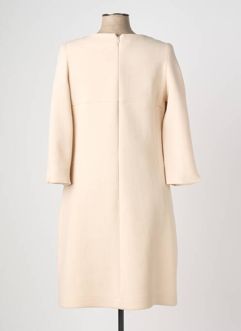 Robe mi-longue manches longues manches longues rose WEILL femme