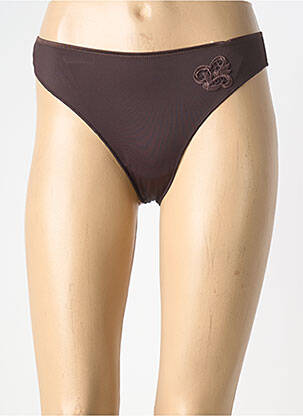 Tanga tanga marron SIMONE PERELE femme