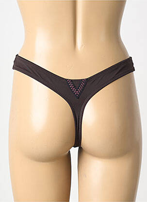 Tanga tanga marron MARIE JO femme