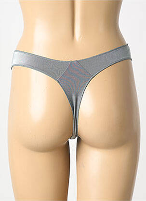 Tanga broderie gris ALLUMETTE femme