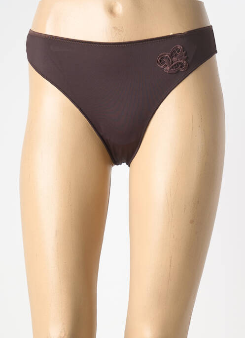 Tanga tanga marron SIMONE PERELE femme