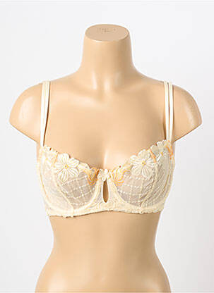 Soutien-gorge haut soutien-gorge balconnet haut soutien-gorge balconnet jaune BARBARA femme