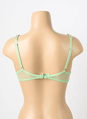 Soutien-gorge broderie haut soutien-gorge emboitant vert SIMONE PERELE femme