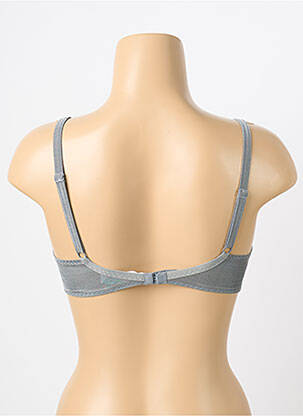 Soutien-gorge broderie haut soutien-gorge emboitant gris ALLUMETTE femme