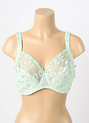 Soutien-gorge broderie haut soutien-gorge emboitant vert PRIMADONNA femme