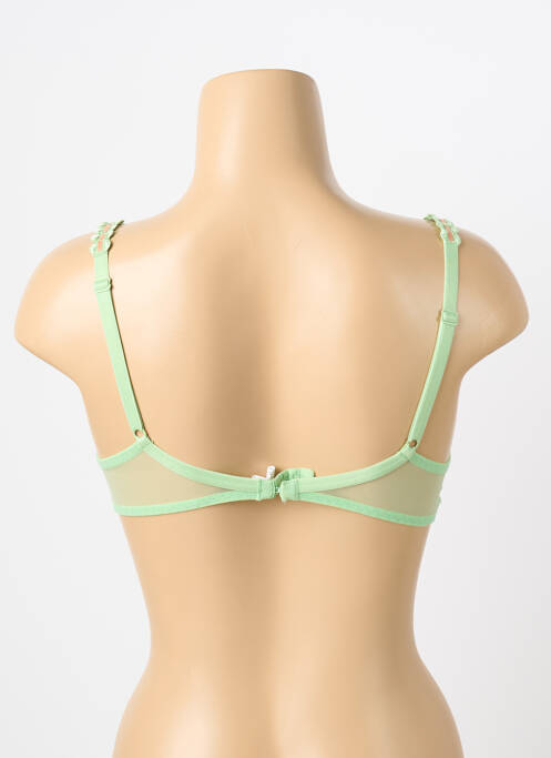 Soutien-gorge broderie haut soutien-gorge emboitant vert SIMONE PERELE femme
